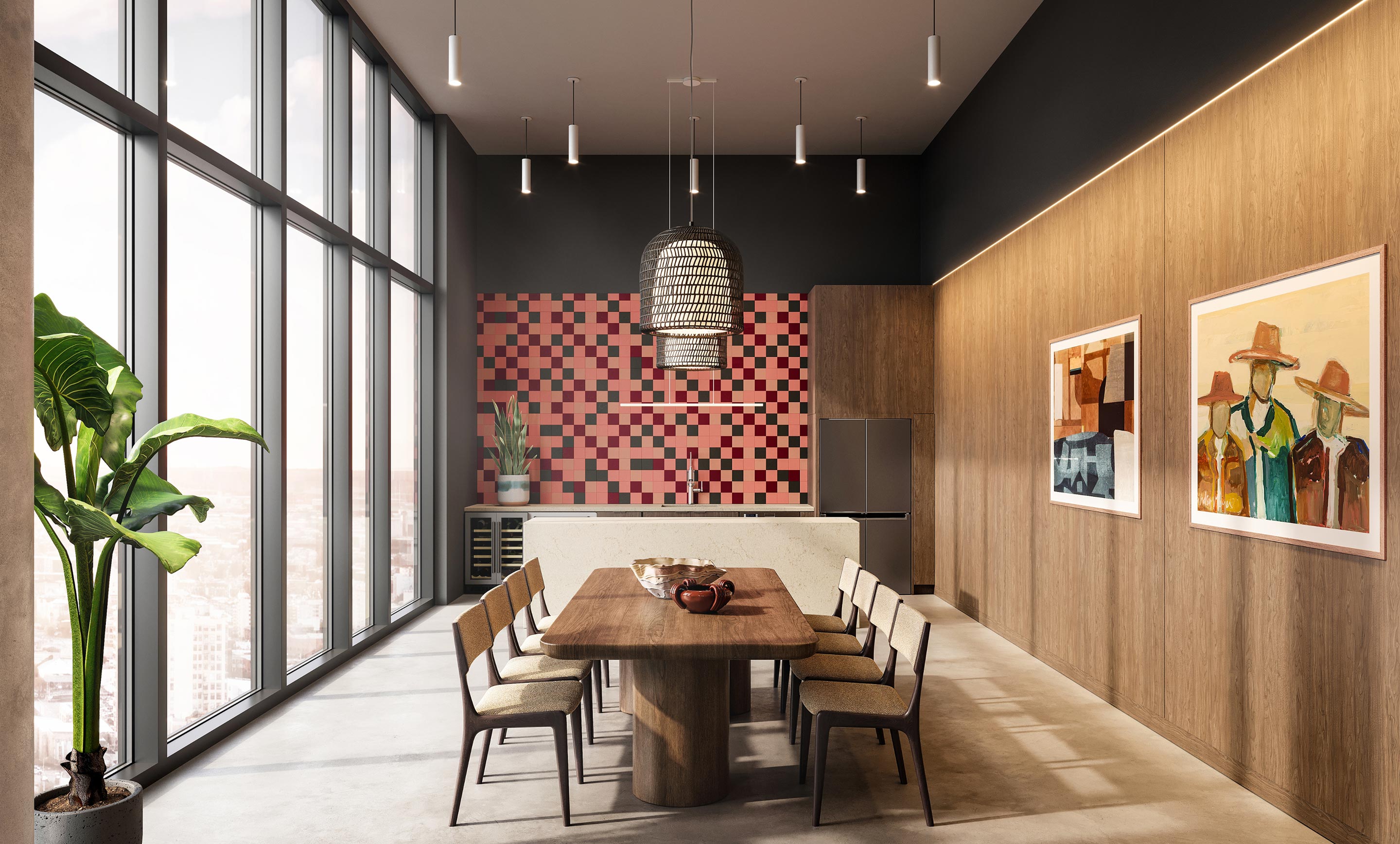 Interior rendering of a luxury residential property in Nashville