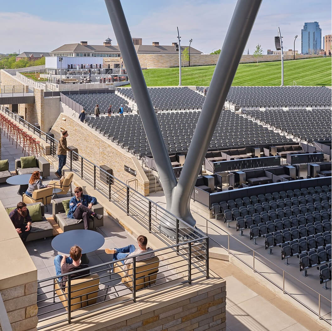 Acrisure Amphitheater seating.