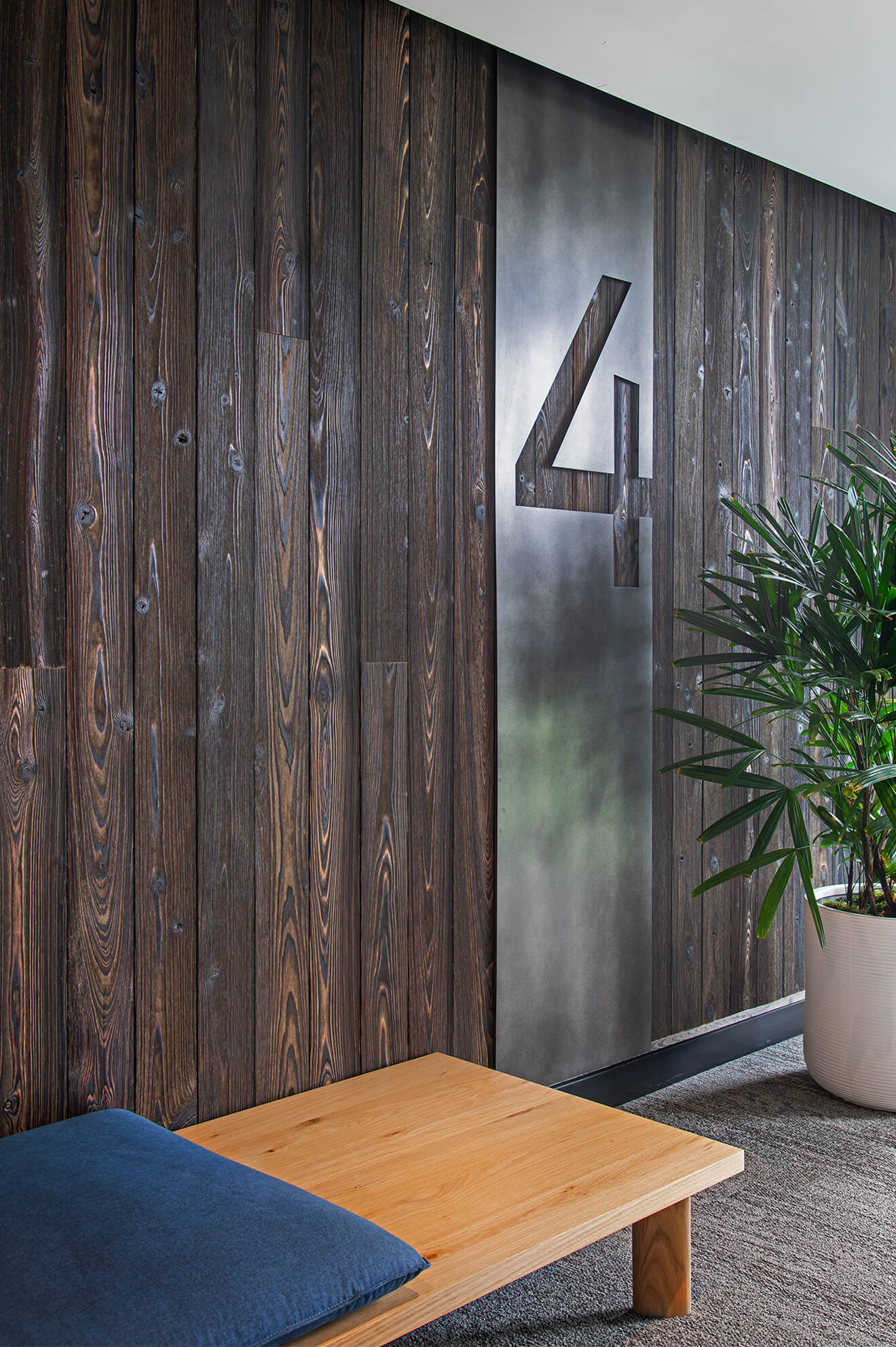 Custom wayfinding and sign design for a high-end residential property