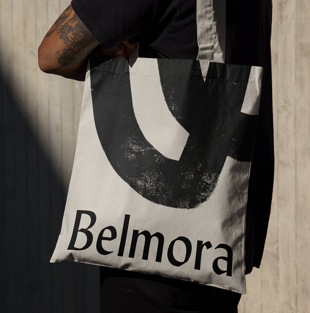 Branded tote bag for Belmora